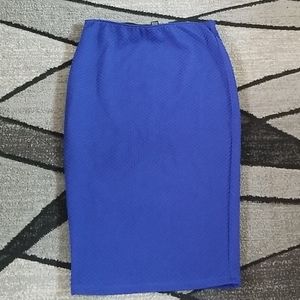 Royal Blue Pencil Skirt